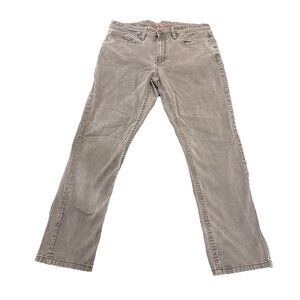 English Laundry Mens 5 Pocket Stretch Chino Pants Size 32x30 Gray Straight Fit